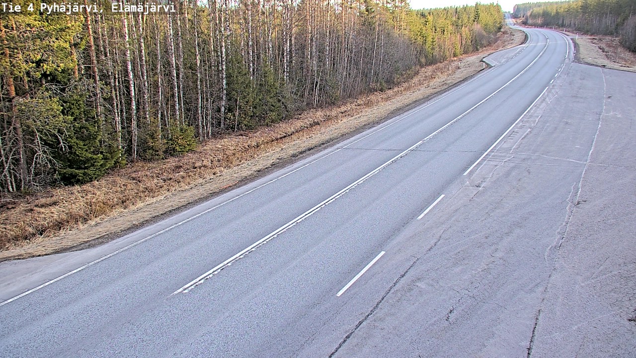 Kelikamerat Kuva Tie 4 Pyhäjärvi, Elämäjärvi, Pyhäjärvi, Pohjois-Pohjanmaa