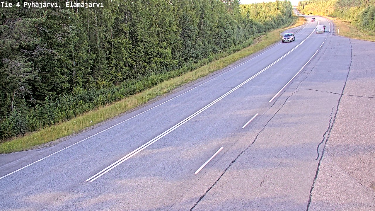 Kelikamerat Kuva Tie 4 Pyhäjärvi, Elämäjärvi, Pyhäjärvi, Pohjois-Pohjanmaa
