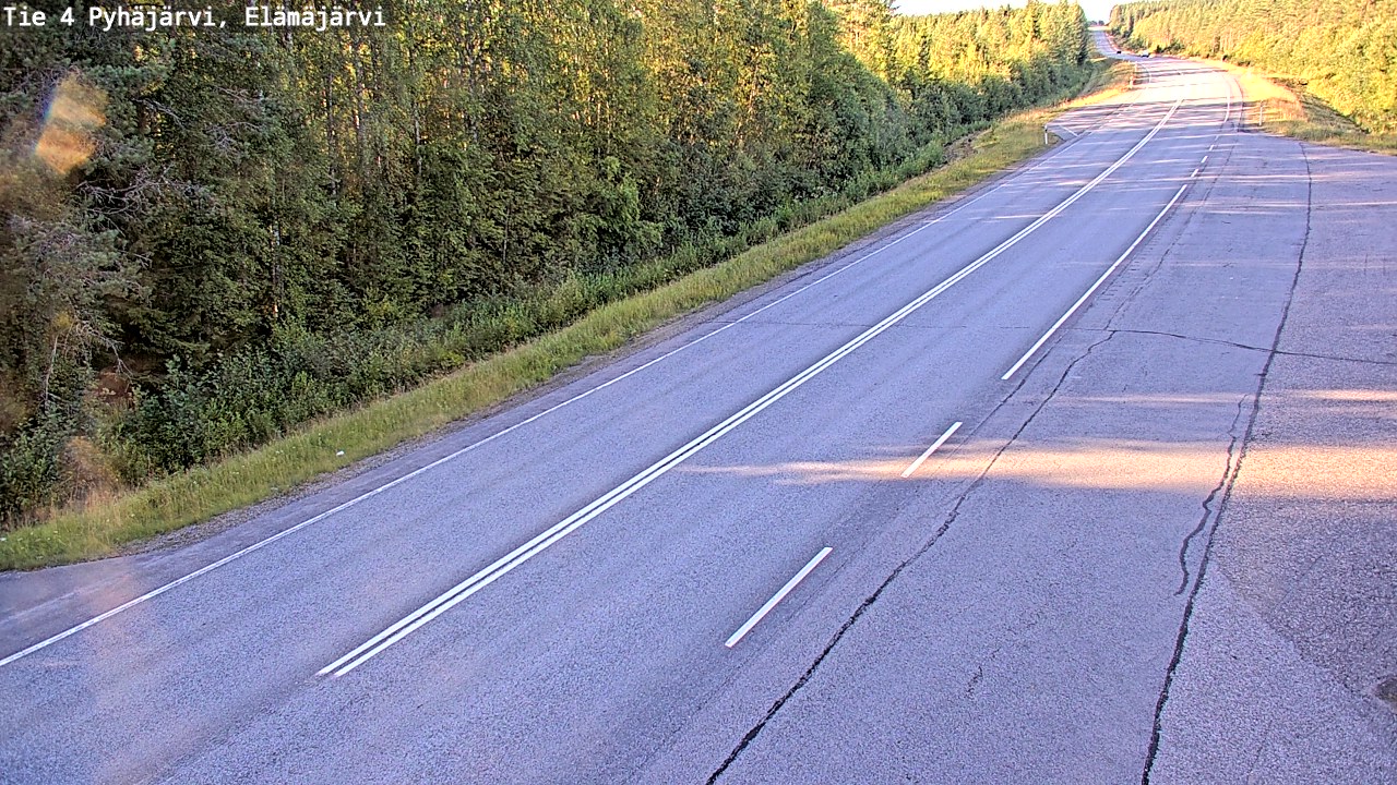 Kelikamerat Kuva Tie 4 Pyhäjärvi, Elämäjärvi, Pyhäjärvi, Pohjois-Pohjanmaa