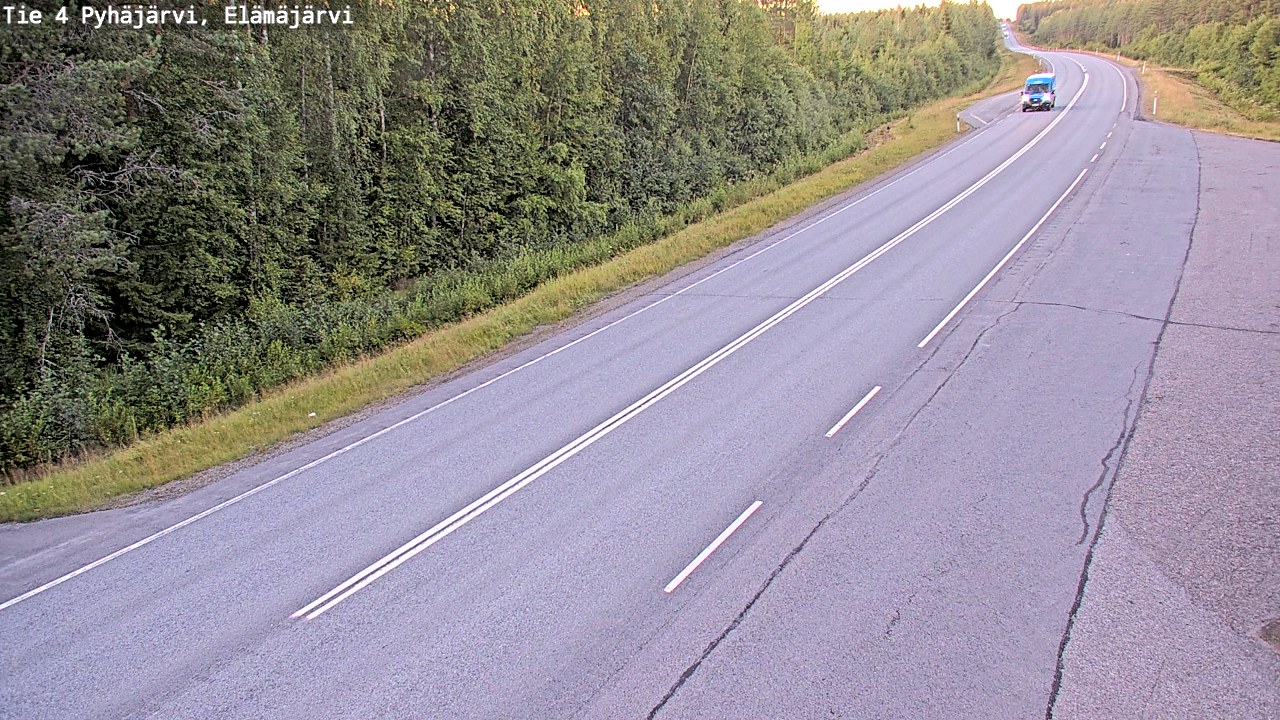Kelikamerat Kuva Tie 4 Pyhäjärvi, Elämäjärvi, Pyhäjärvi, Pohjois-Pohjanmaa