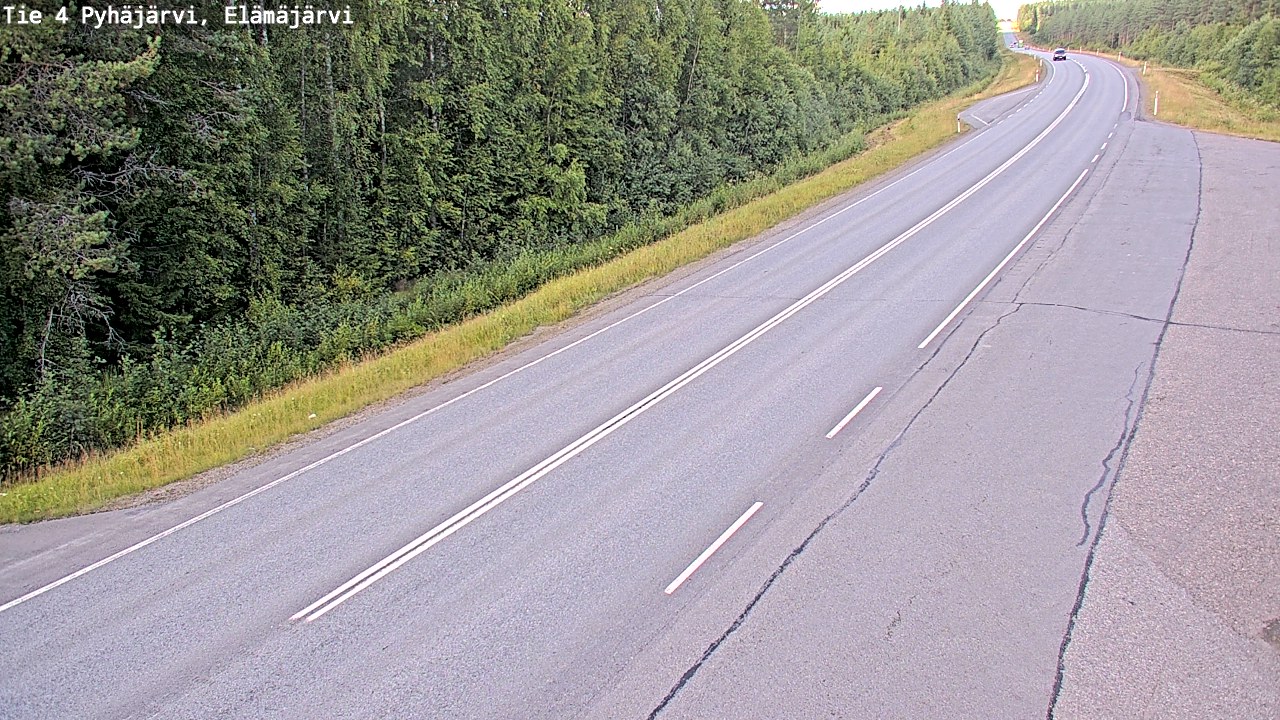 Kelikamerat Kuva Tie 4 Pyhäjärvi, Elämäjärvi, Pyhäjärvi, Pohjois-Pohjanmaa
