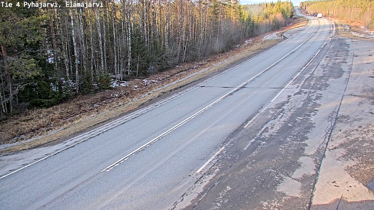 Kelikamerat Kuva Tie 4 Pyhäjärvi, Elämäjärvi, Pyhäjärvi, Pohjois-Pohjanmaa