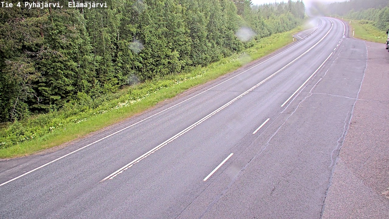 Kelikamerat Kuva Tie 4 Pyhäjärvi, Elämäjärvi, Pyhäjärvi, Pohjois-Pohjanmaa