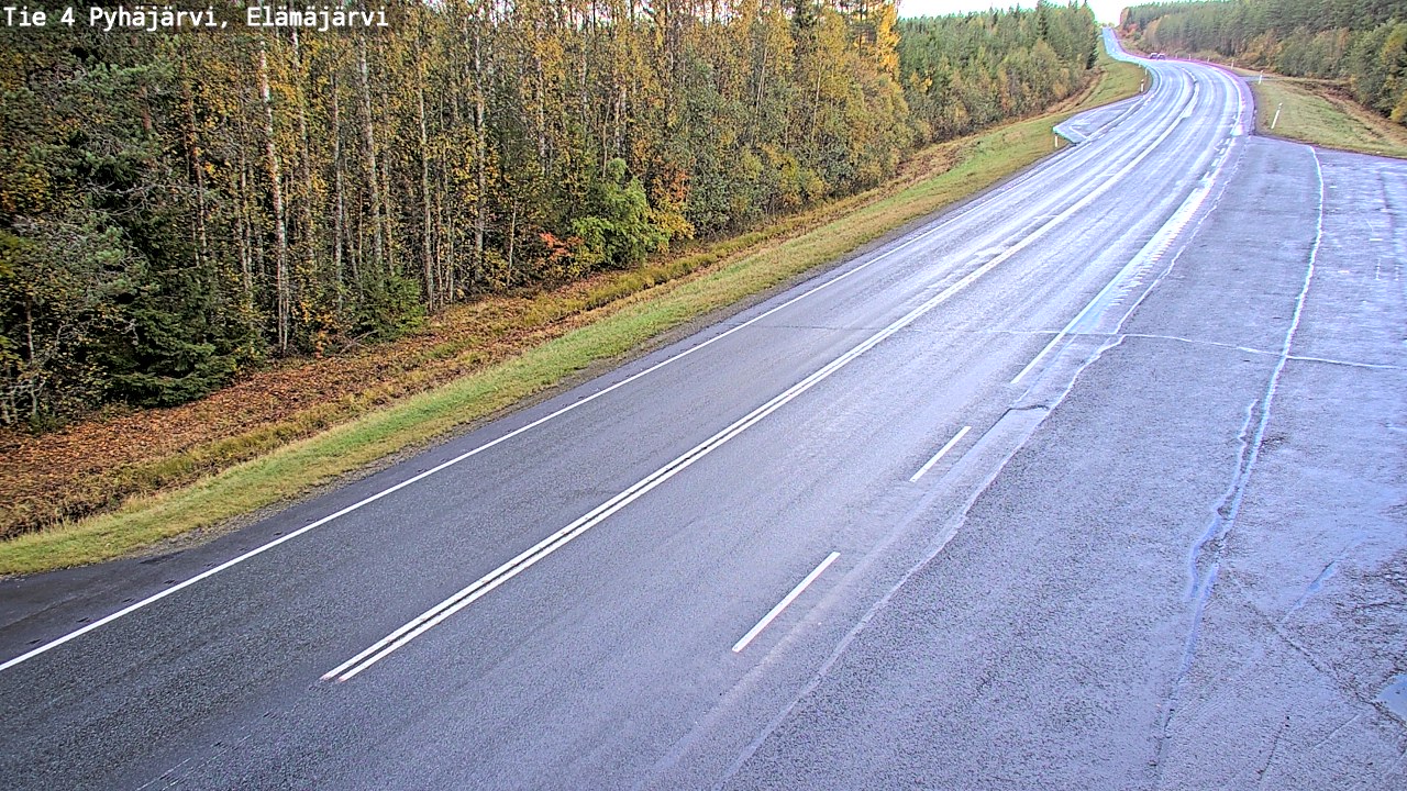 Kelikamerat Kuva Tie 4 Pyhäjärvi, Elämäjärvi, Pyhäjärvi, Pohjois-Pohjanmaa