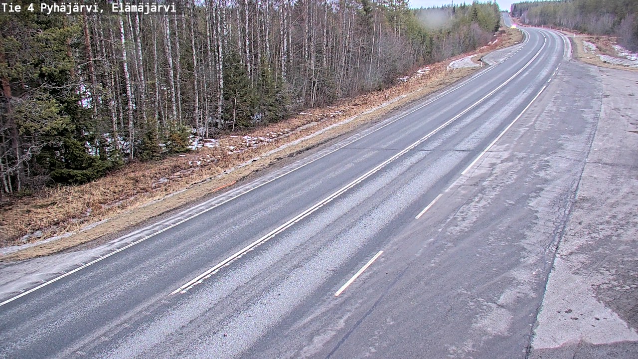Kelikamerat Kuva Tie 4 Pyhäjärvi, Elämäjärvi, Pyhäjärvi, Pohjois-Pohjanmaa