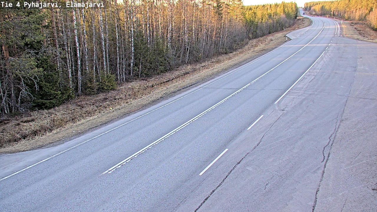 Kelikamerat Kuva Tie 4 Pyhäjärvi, Elämäjärvi, Pyhäjärvi, Pohjois-Pohjanmaa