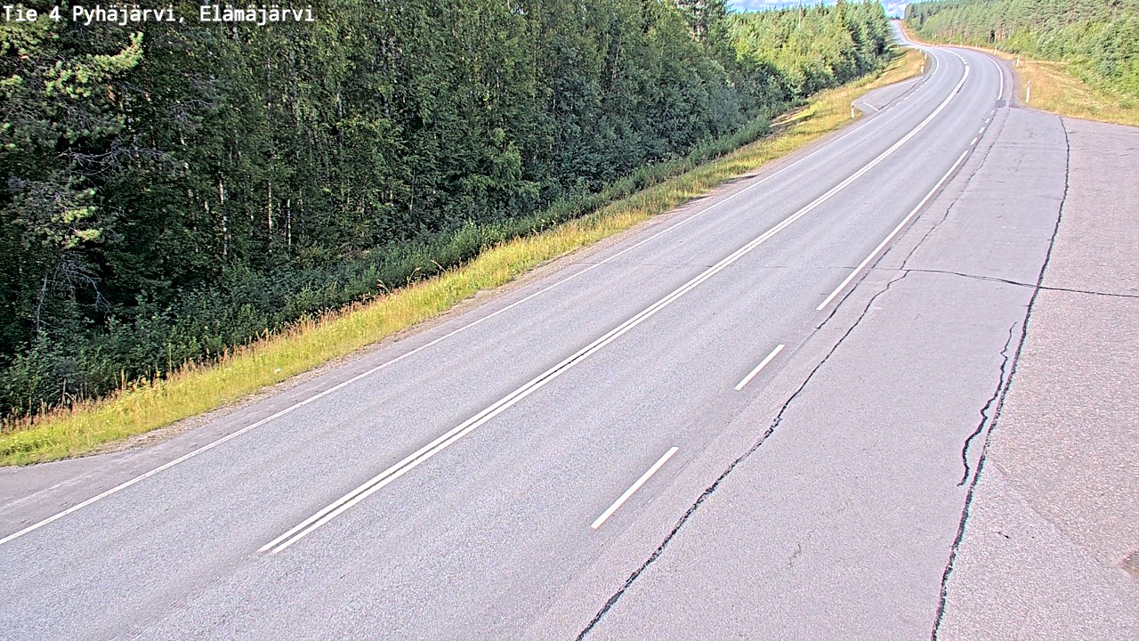 Kelikamerat Kuva Tie 4 Pyhäjärvi, Elämäjärvi, Pyhäjärvi, Pohjois-Pohjanmaa