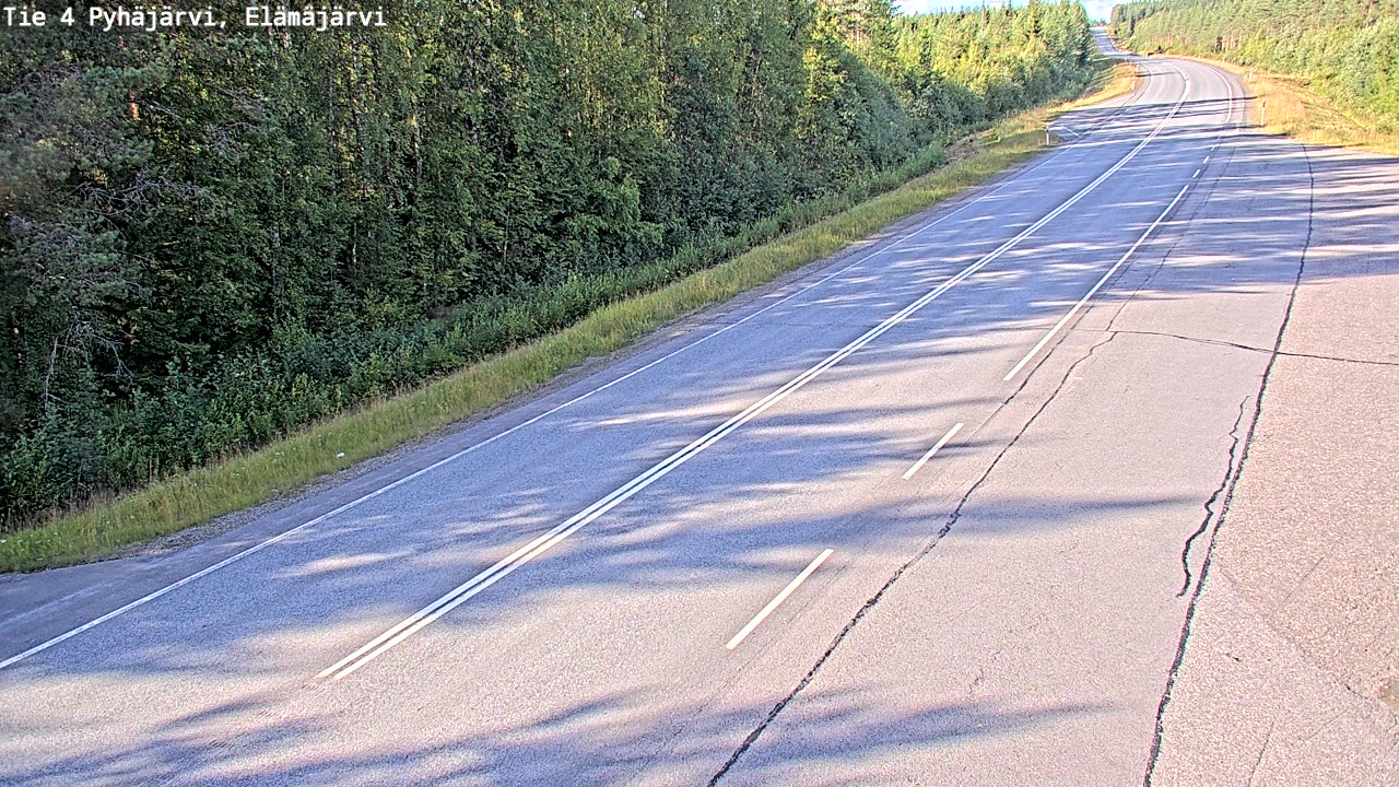 Kelikamerat Kuva Tie 4 Pyhäjärvi, Elämäjärvi, Pyhäjärvi, Pohjois-Pohjanmaa