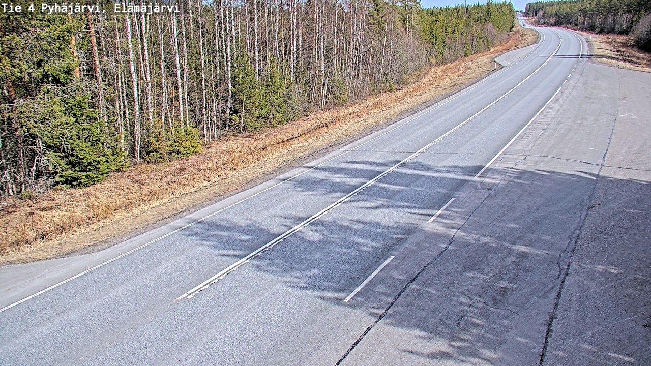 Kelikamerat Kuva Tie 4 Pyhäjärvi, Elämäjärvi, Pyhäjärvi, Pohjois-Pohjanmaa