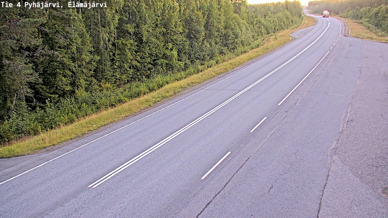 Kelikamerat Kuva Tie 4 Pyhäjärvi, Elämäjärvi, Pyhäjärvi, Pohjois-Pohjanmaa