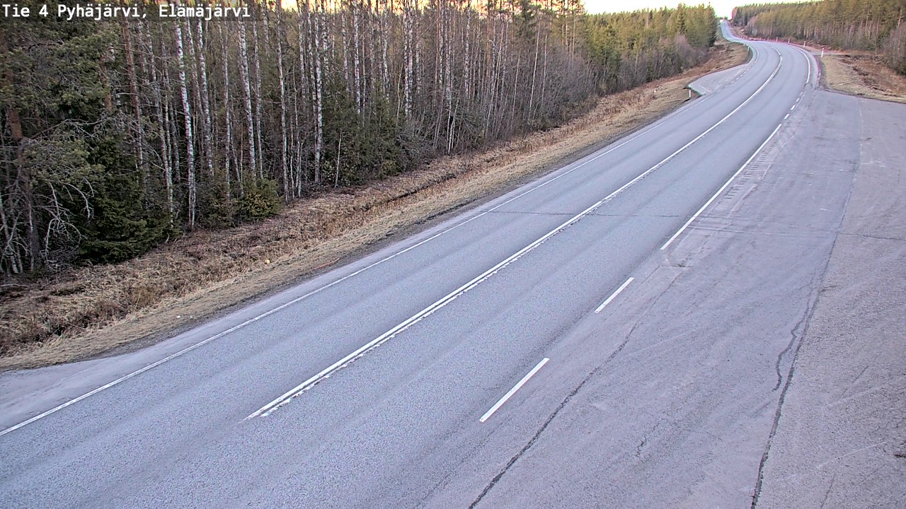 Kelikamerat Kuva Tie 4 Pyhäjärvi, Elämäjärvi, Pyhäjärvi, Pohjois-Pohjanmaa