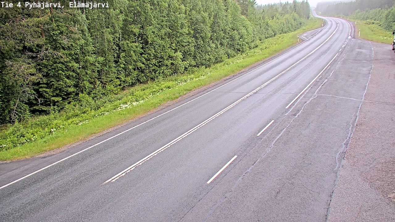 Kelikamerat Kuva Tie 4 Pyhäjärvi, Elämäjärvi, Pyhäjärvi, Pohjois-Pohjanmaa