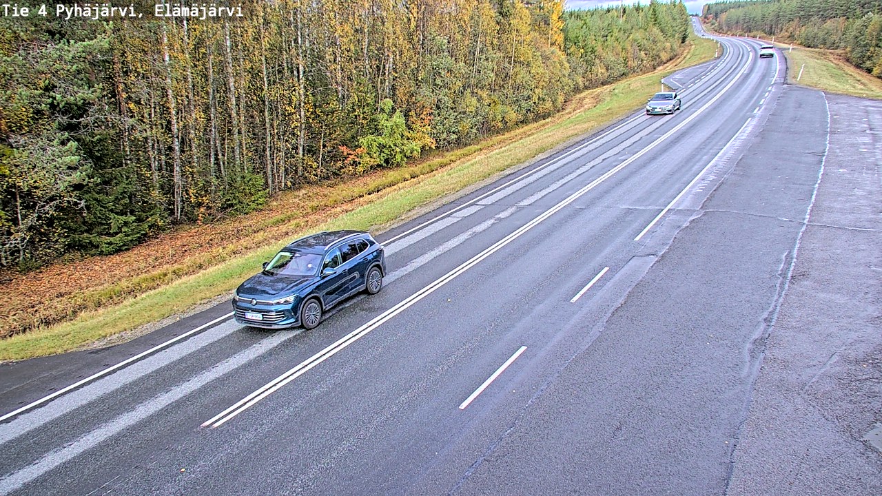 Kelikamerat Kuva Tie 4 Pyhäjärvi, Elämäjärvi, Pyhäjärvi, Pohjois-Pohjanmaa