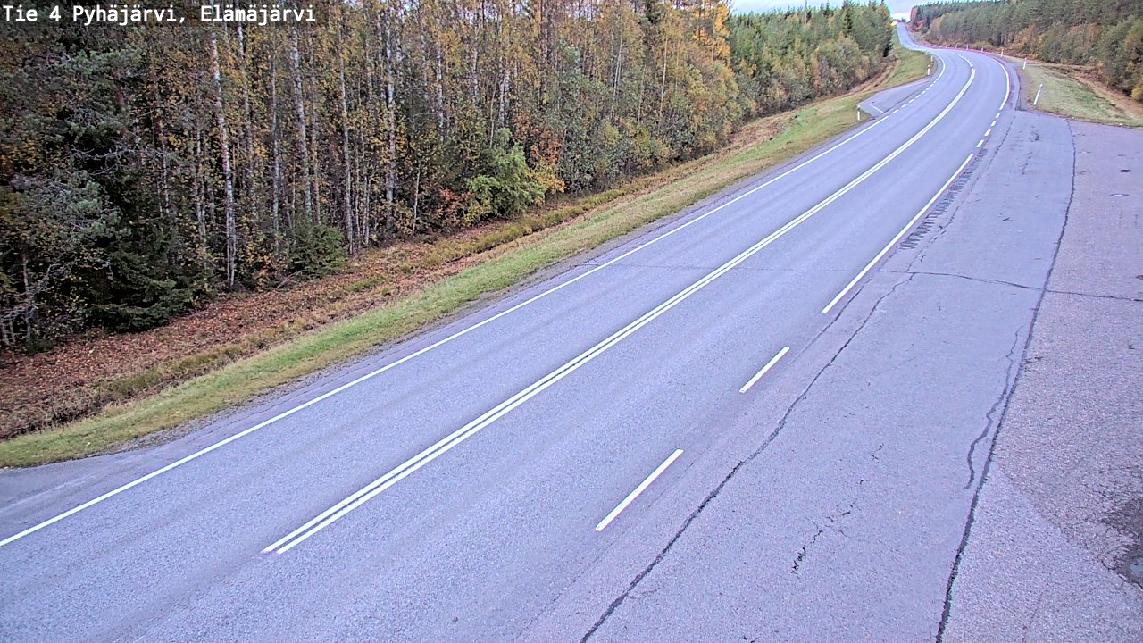Kelikamerat Kuva Tie 4 Pyhäjärvi, Elämäjärvi, Pyhäjärvi, Pohjois-Pohjanmaa
