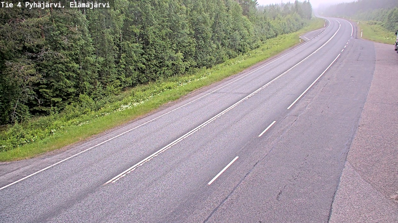 Kelikamerat Kuva Tie 4 Pyhäjärvi, Elämäjärvi, Pyhäjärvi, Pohjois-Pohjanmaa