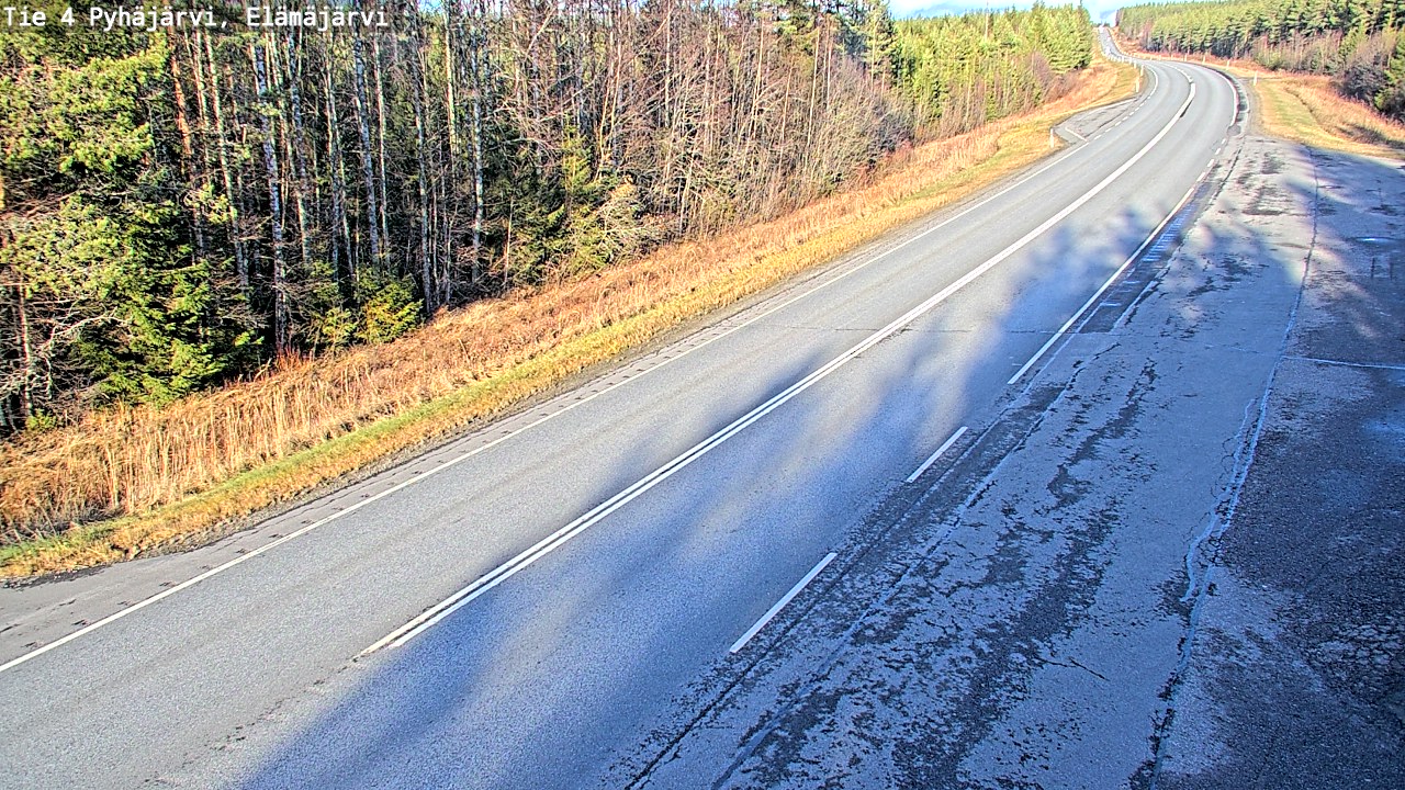 Kelikamerat Kuva Tie 4 Pyhäjärvi, Elämäjärvi, Pyhäjärvi, Pohjois-Pohjanmaa