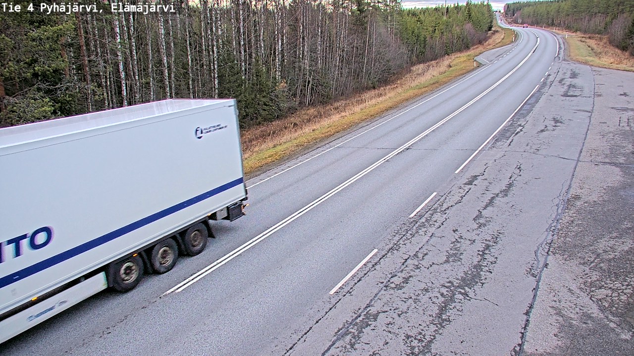 Kelikamerat Kuva Tie 4 Pyhäjärvi, Elämäjärvi, Pyhäjärvi, Pohjois-Pohjanmaa
