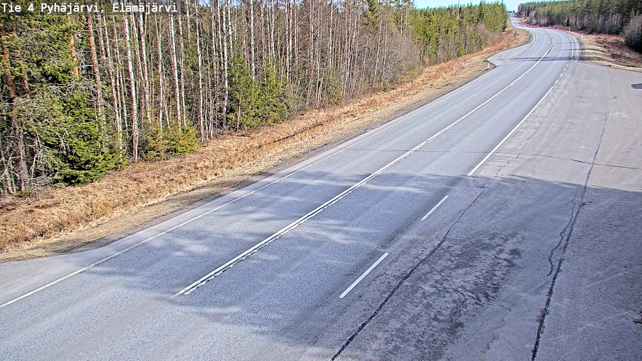Kelikamerat Kuva Tie 4 Pyhäjärvi, Elämäjärvi, Pyhäjärvi, Pohjois-Pohjanmaa