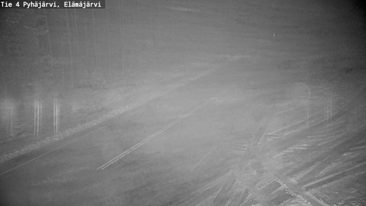 Weather Camera Image Väg 4 Pyhäjärvi, Elämäjärvi, Pyhäjärvi, Pohjois-Pohjanmaa