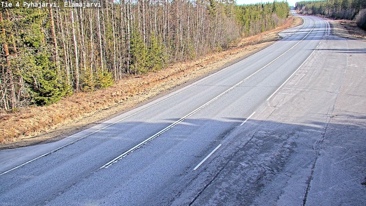 Kelikamerat Kuva Tie 4 Pyhäjärvi, Elämäjärvi, Pyhäjärvi, Pohjois-Pohjanmaa