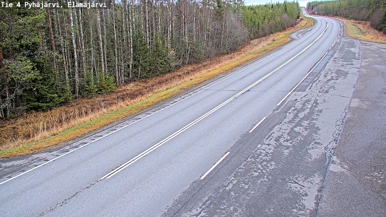 Kelikamerat Kuva Tie 4 Pyhäjärvi, Elämäjärvi, Pyhäjärvi, Pohjois-Pohjanmaa