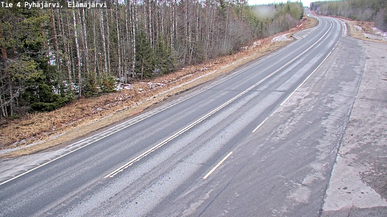 Kelikamerat Kuva Tie 4 Pyhäjärvi, Elämäjärvi, Pyhäjärvi, Pohjois-Pohjanmaa