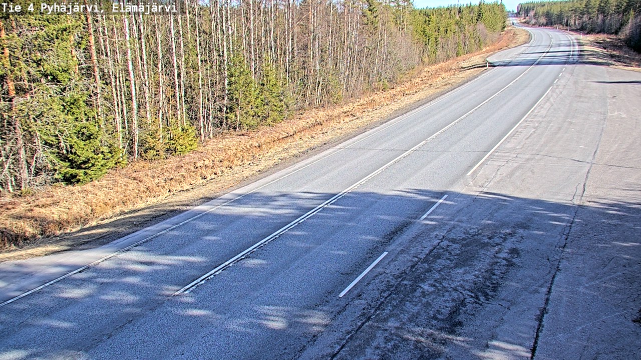 Kelikamerat Kuva Tie 4 Pyhäjärvi, Elämäjärvi, Pyhäjärvi, Pohjois-Pohjanmaa