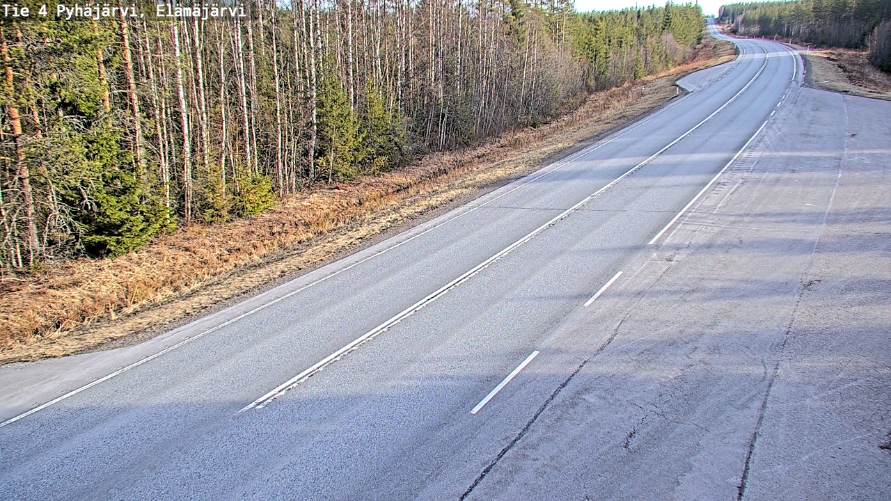 Kelikamerat Kuva Tie 4 Pyhäjärvi, Elämäjärvi, Pyhäjärvi, Pohjois-Pohjanmaa