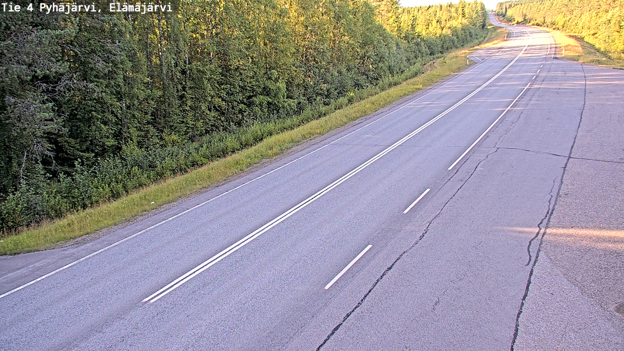 Kelikamerat Kuva Tie 4 Pyhäjärvi, Elämäjärvi, Pyhäjärvi, Pohjois-Pohjanmaa