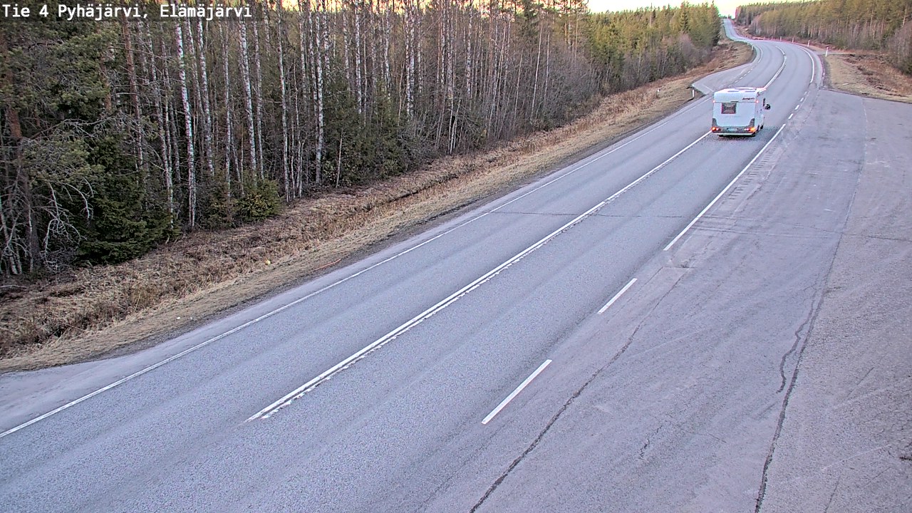 Kelikamerat Kuva Tie 4 Pyhäjärvi, Elämäjärvi, Pyhäjärvi, Pohjois-Pohjanmaa