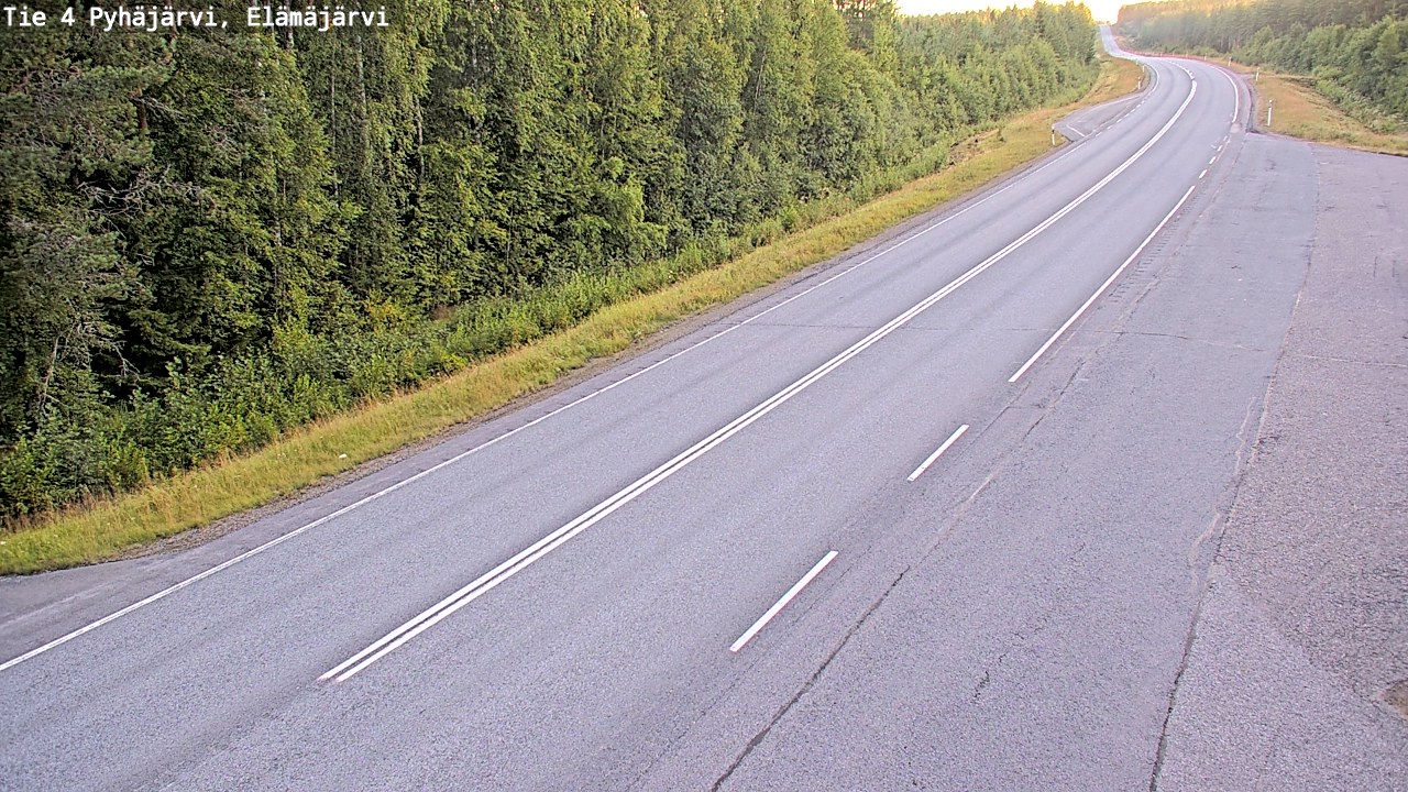 Kelikamerat Kuva Tie 4 Pyhäjärvi, Elämäjärvi, Pyhäjärvi, Pohjois-Pohjanmaa