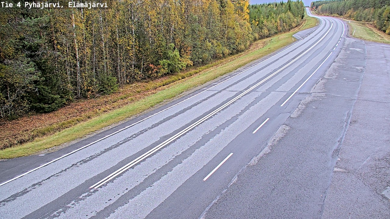 Kelikamerat Kuva Tie 4 Pyhäjärvi, Elämäjärvi, Pyhäjärvi, Pohjois-Pohjanmaa