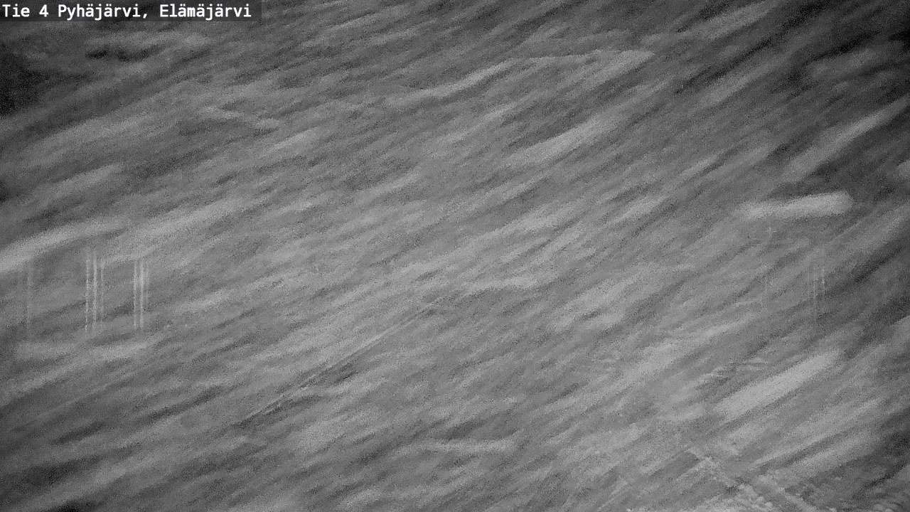Weather Camera Image Väg 4 Pyhäjärvi, Elämäjärvi, Pyhäjärvi, Pohjois-Pohjanmaa