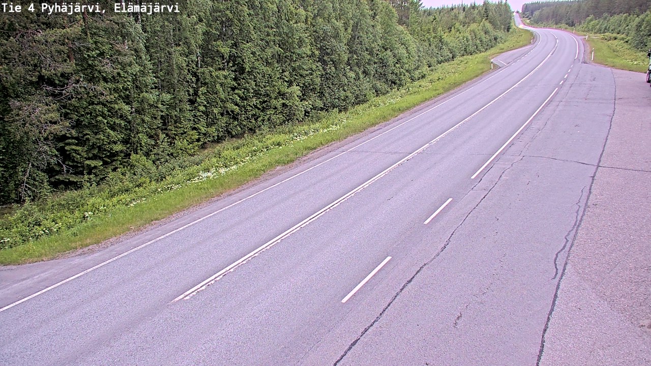 Kelikamerat Kuva Tie 4 Pyhäjärvi, Elämäjärvi, Pyhäjärvi, Pohjois-Pohjanmaa