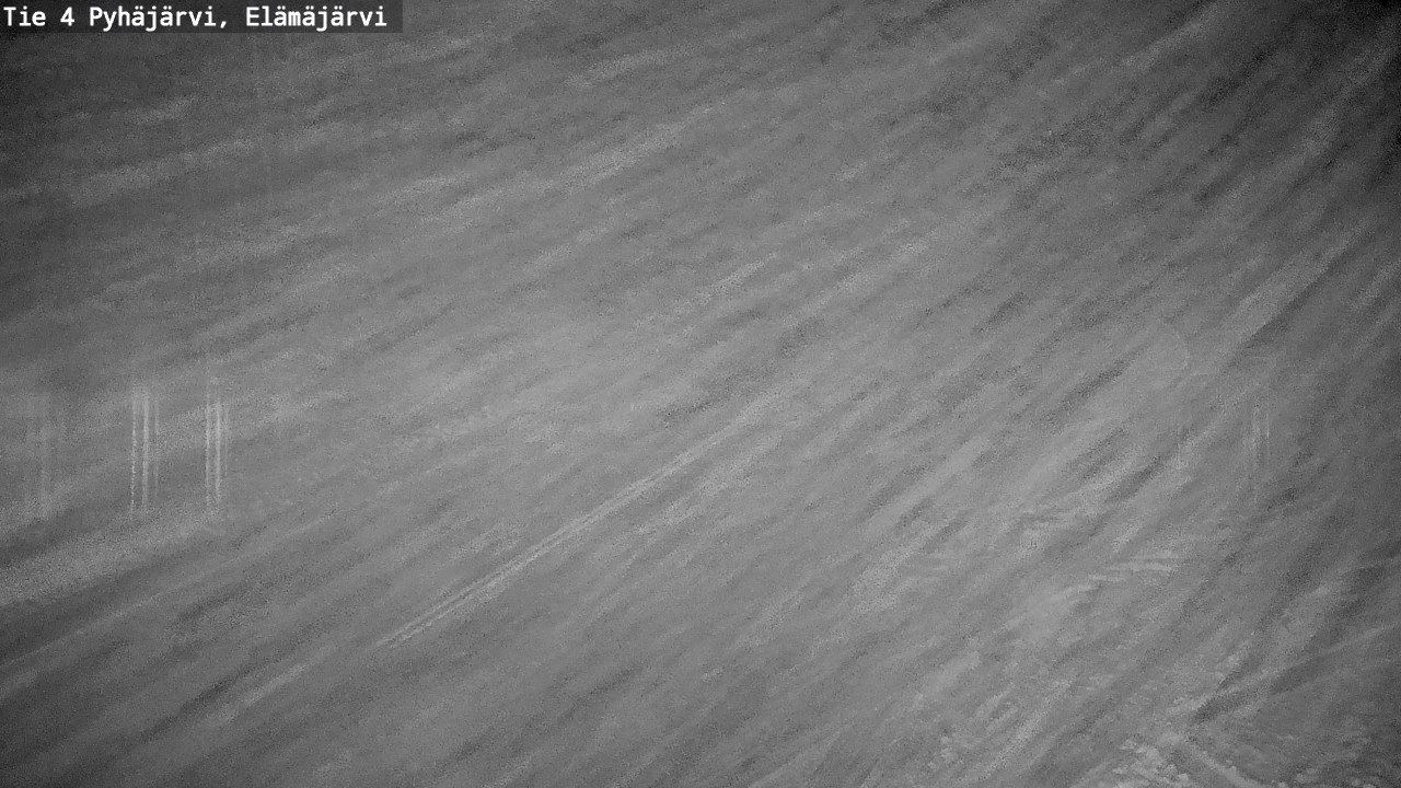 Weather Camera Image Väg 4 Pyhäjärvi, Elämäjärvi, Pyhäjärvi, Pohjois-Pohjanmaa