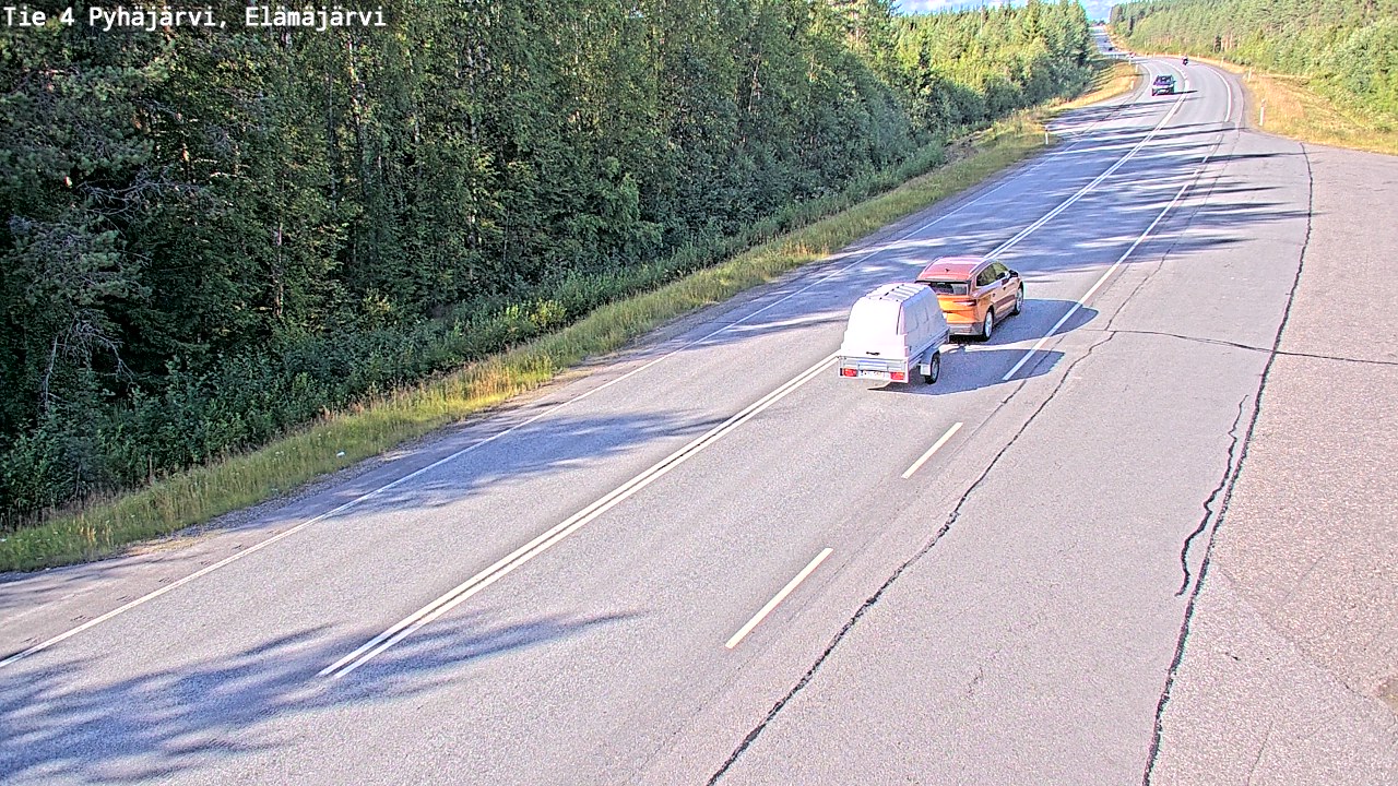 Kelikamerat Kuva Tie 4 Pyhäjärvi, Elämäjärvi, Pyhäjärvi, Pohjois-Pohjanmaa