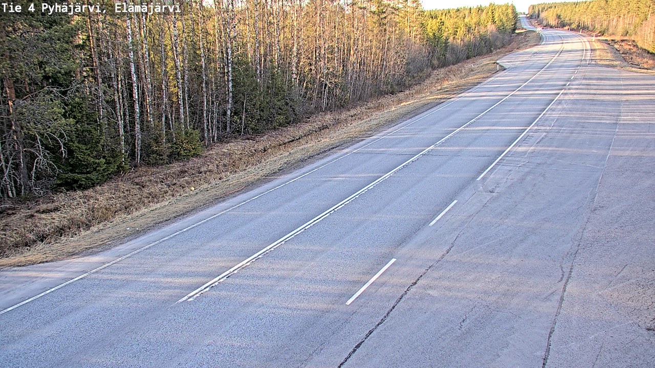 Kelikamerat Kuva Tie 4 Pyhäjärvi, Elämäjärvi, Pyhäjärvi, Pohjois-Pohjanmaa