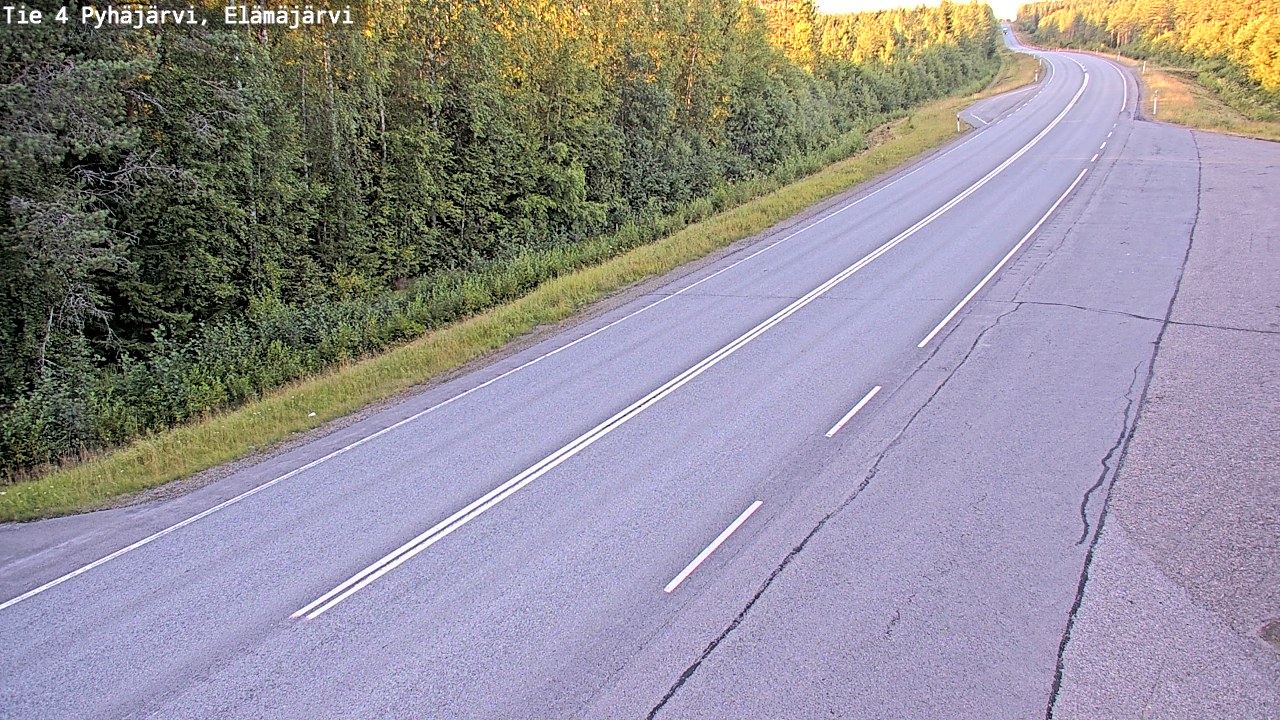 Kelikamerat Kuva Tie 4 Pyhäjärvi, Elämäjärvi, Pyhäjärvi, Pohjois-Pohjanmaa