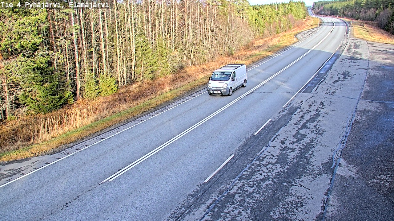 Kelikamerat Kuva Tie 4 Pyhäjärvi, Elämäjärvi, Pyhäjärvi, Pohjois-Pohjanmaa