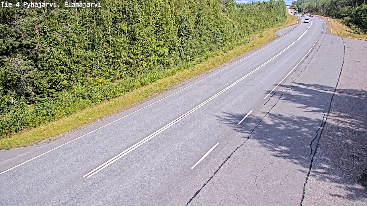 Kelikamerat Kuva Tie 4 Pyhäjärvi, Elämäjärvi, Pyhäjärvi, Pohjois-Pohjanmaa