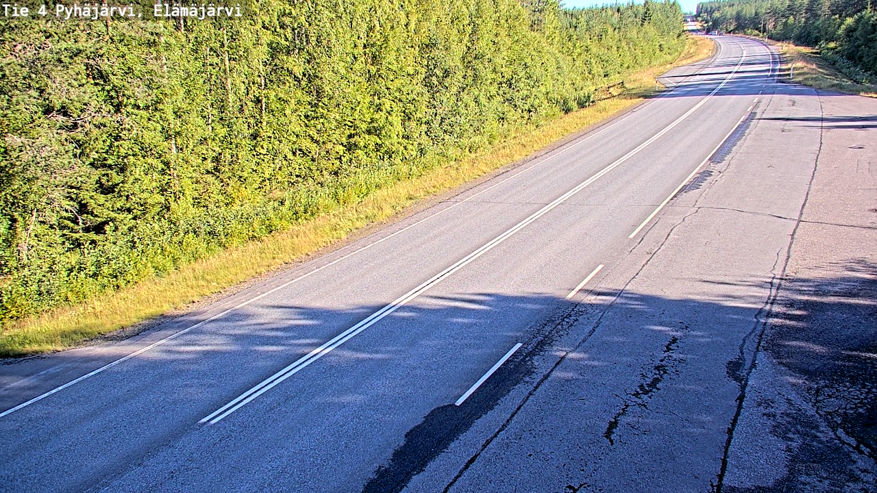 Kelikamerat Kuva Tie 4 Pyhäjärvi, Elämäjärvi, Pyhäjärvi, Pohjois-Pohjanmaa