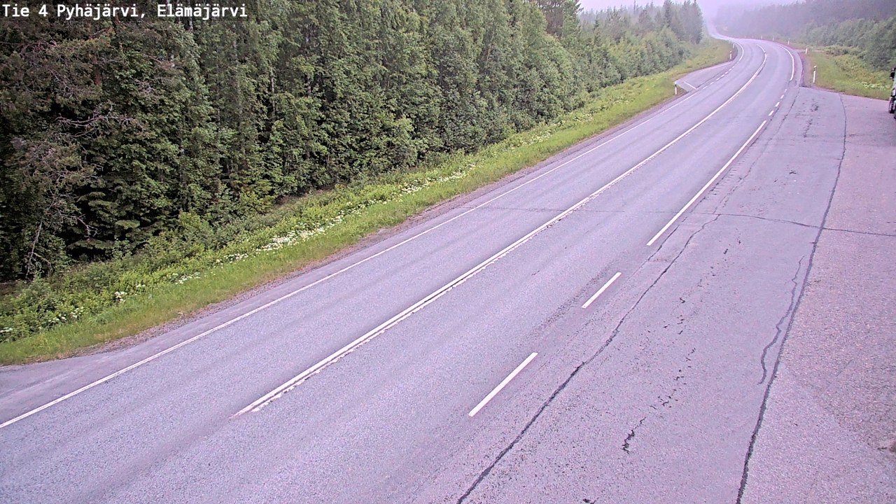 Kelikamerat Kuva Tie 4 Pyhäjärvi, Elämäjärvi, Pyhäjärvi, Pohjois-Pohjanmaa