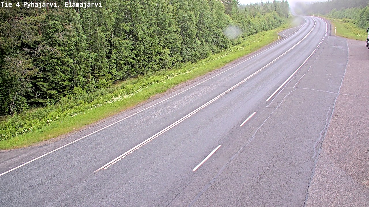 Kelikamerat Kuva Tie 4 Pyhäjärvi, Elämäjärvi, Pyhäjärvi, Pohjois-Pohjanmaa