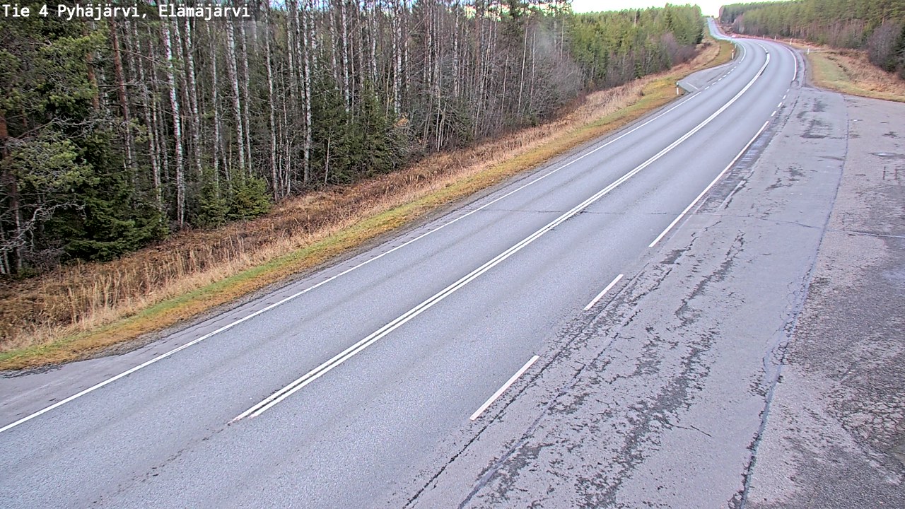 Kelikamerat Kuva Tie 4 Pyhäjärvi, Elämäjärvi, Pyhäjärvi, Pohjois-Pohjanmaa