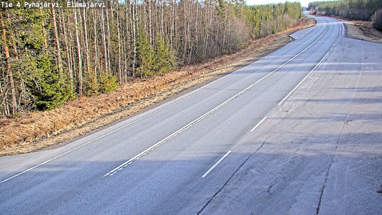 Kelikamerat Kuva Tie 4 Pyhäjärvi, Elämäjärvi, Pyhäjärvi, Pohjois-Pohjanmaa