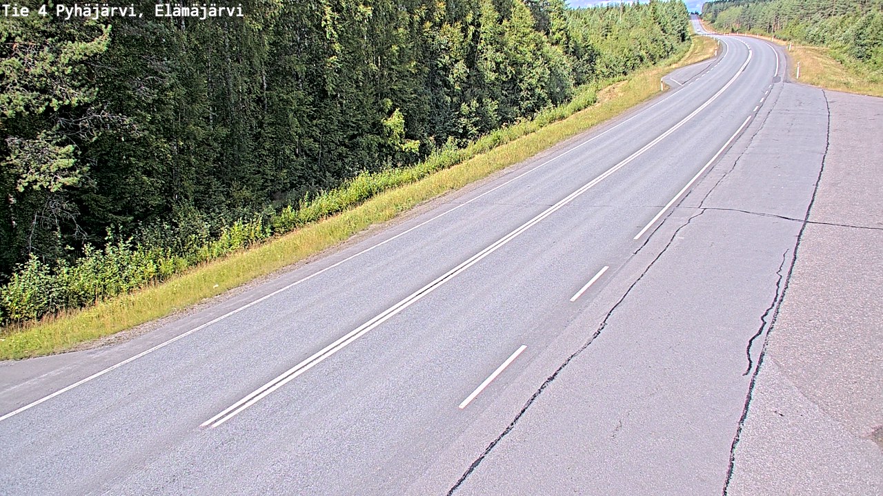 Kelikamerat Kuva Tie 4 Pyhäjärvi, Elämäjärvi, Pyhäjärvi, Pohjois-Pohjanmaa