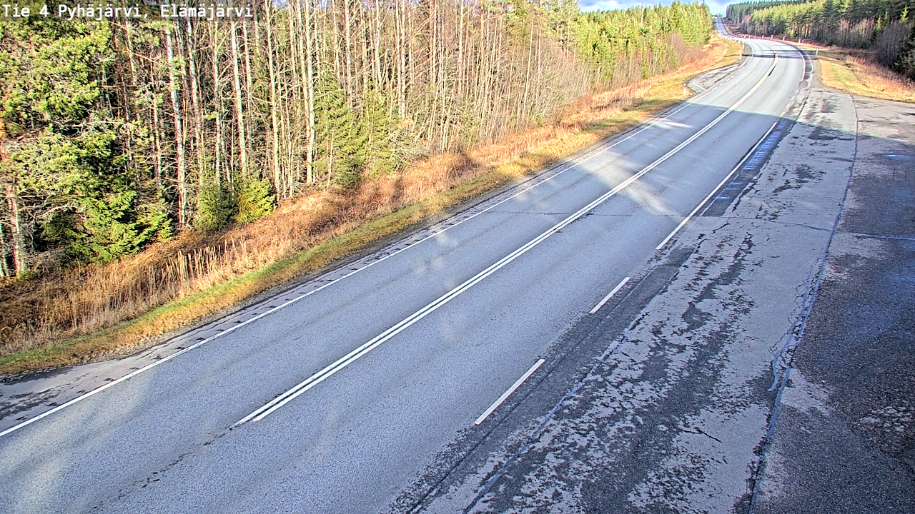 Kelikamerat Kuva Tie 4 Pyhäjärvi, Elämäjärvi, Pyhäjärvi, Pohjois-Pohjanmaa