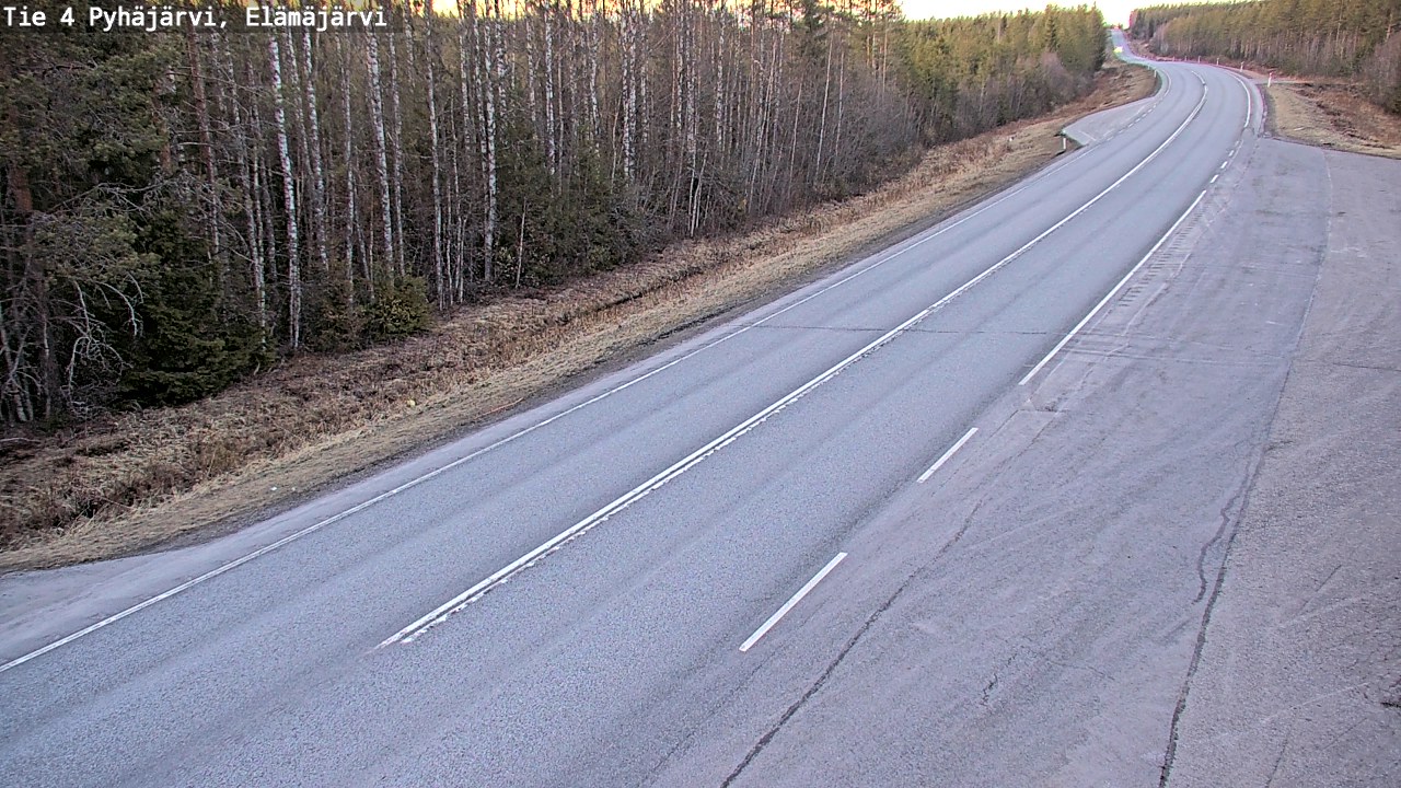 Kelikamerat Kuva Tie 4 Pyhäjärvi, Elämäjärvi, Pyhäjärvi, Pohjois-Pohjanmaa