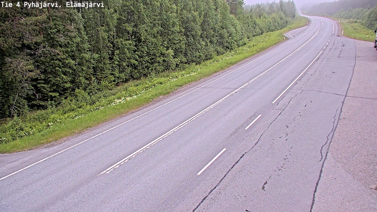 Kelikamerat Kuva Tie 4 Pyhäjärvi, Elämäjärvi, Pyhäjärvi, Pohjois-Pohjanmaa