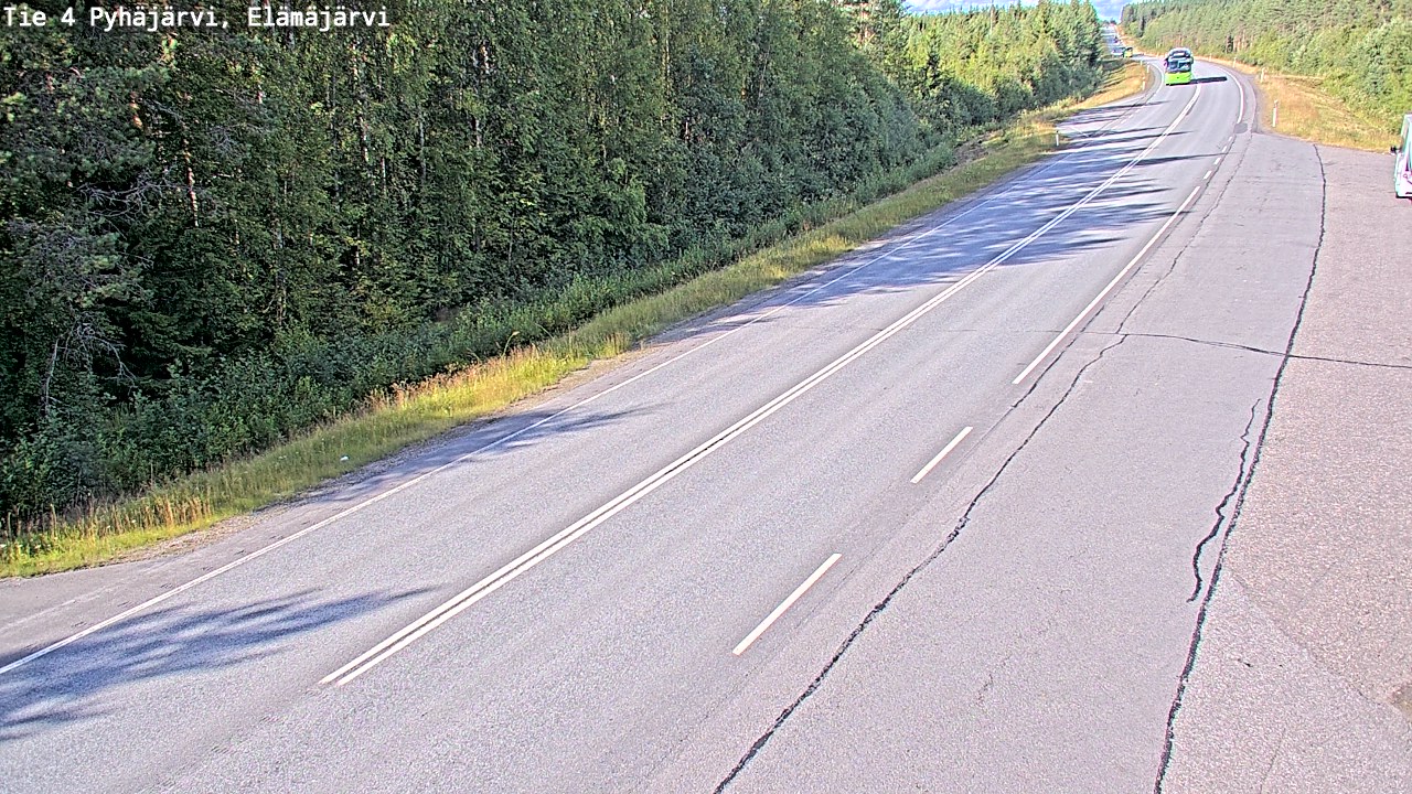 Kelikamerat Kuva Tie 4 Pyhäjärvi, Elämäjärvi, Pyhäjärvi, Pohjois-Pohjanmaa